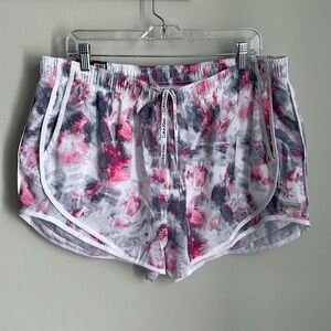 Calvin Klein Women's Athletic Shorts in Pink and Gray